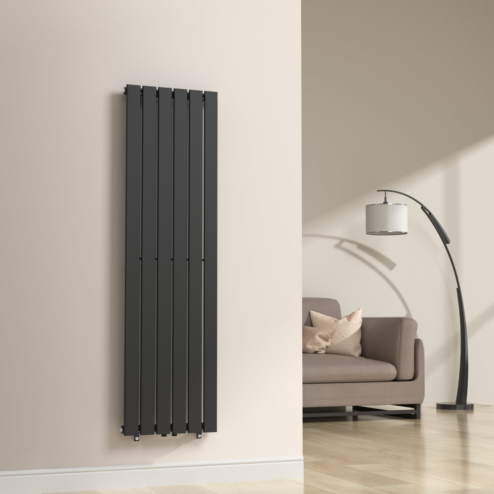 Radiador de diseño Nore Negro 160x45cm Monocapa 790W [neu.haus]