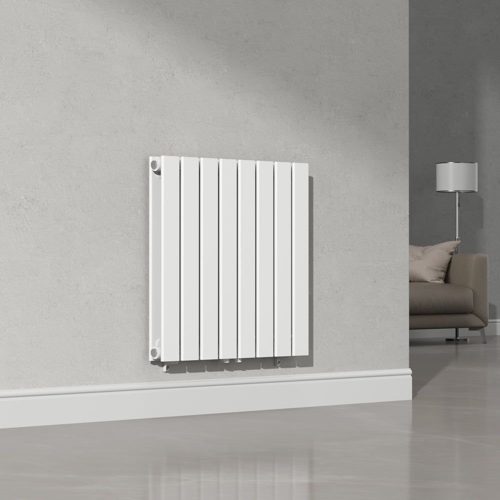 Radiador de diseño Nore Blanco 60x60cm Doble capa 809W [neu.haus]