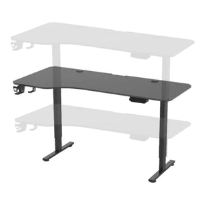 Mesa ajustable en altura Oxnard eléctrica 160x75cm en varios colores [pro.tec]