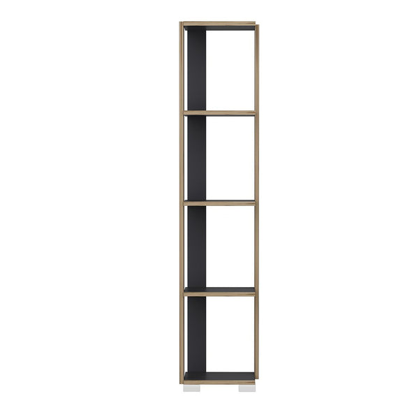 Estantería Aalestrup con 4 niveles 153 x 34 x 26 cm en varios colores [en.casa]
