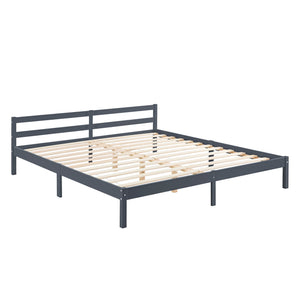 Cama de madera Nakkila varios colores y tamaños en.casa