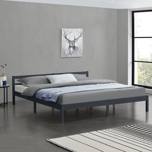Cama de madera Nakkila varios colores y tamaños en.casa