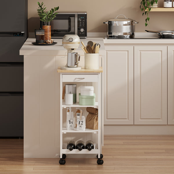 Carrito de servicio Biel 76x37x37 cm [en.casa]