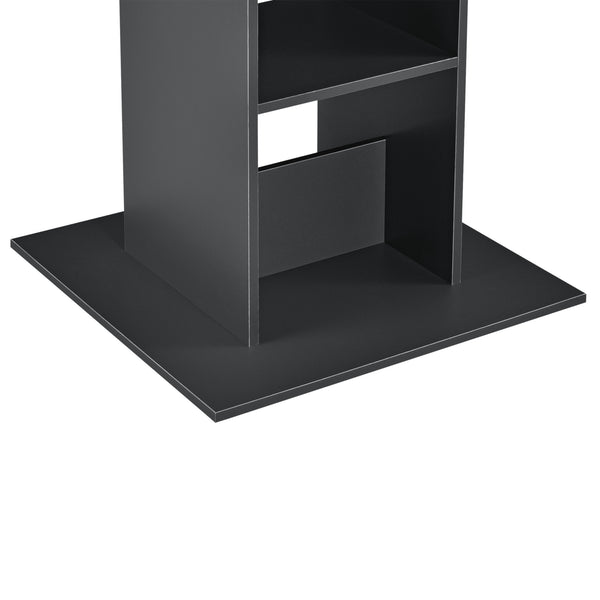 Mesa de bar Visby 110x70x70 cm con 3 estantes en.casa