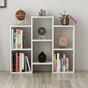 Estantería multifuncional Aabybro con 6 compartimentos de almacenamiento 76 x 85 x 22 cm en varios colores [en.casa]