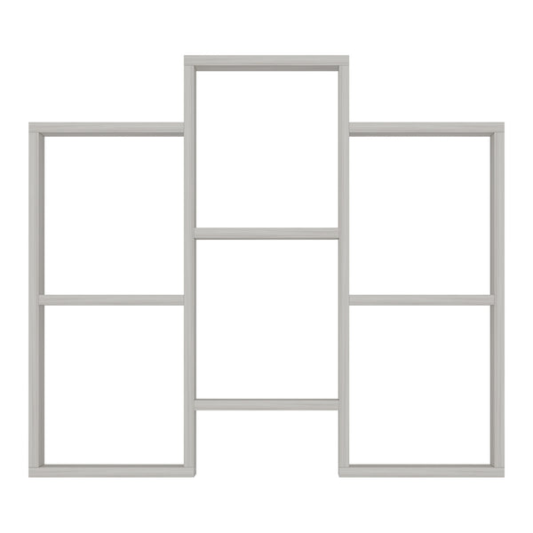 Estantería multifuncional Aabybro con 6 compartimentos de almacenamiento 76 x 85 x 22 cm en varios colores [en.casa]