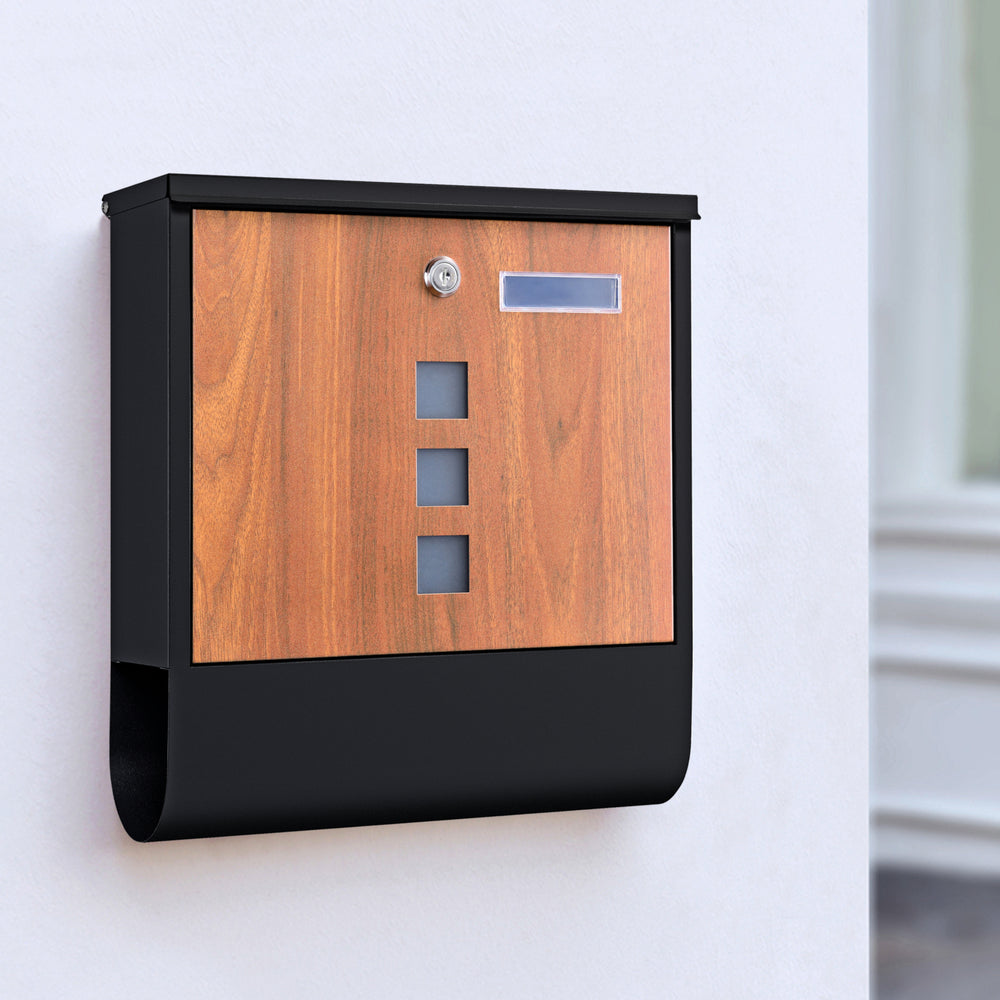 Buzón Sanitz 34x31x10cm acero en varios colores [en.casa]