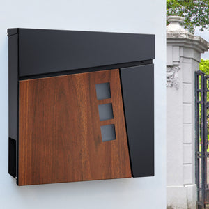 Buzón Alfstedt 37x37x10,5 cm acero en varios colores [en.casa]