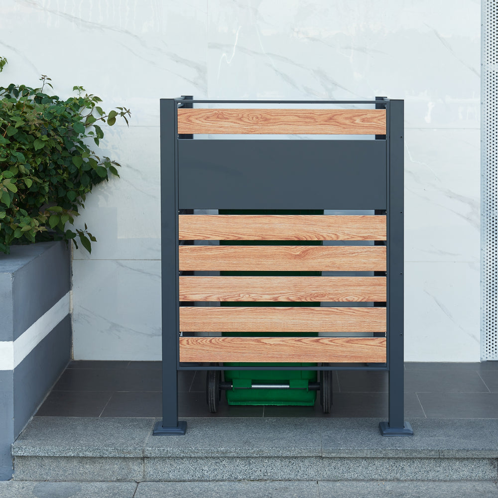 Valla para cubos de basura Uusikaupunki [en.casa] - premiumXL