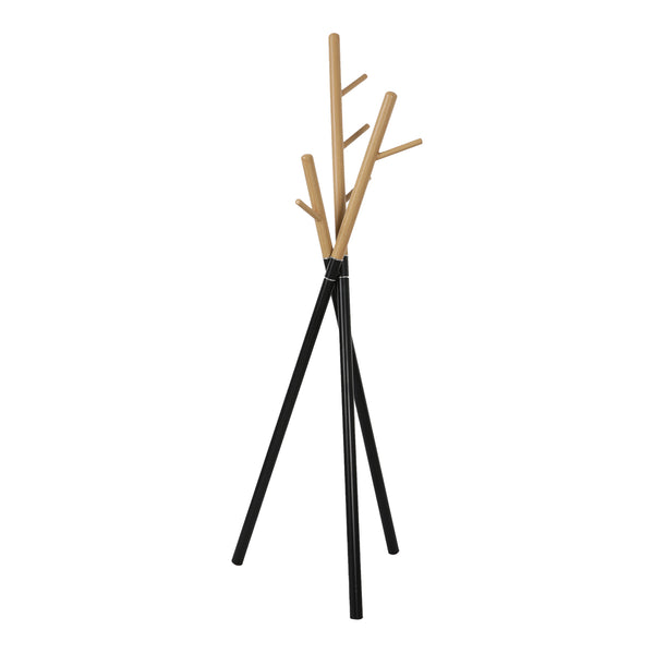 Perchero Laerdal 172x49x49 cm acero [en.casa]