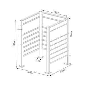 Valla de contenedores de basura Uusikaupunki [en.casa]
