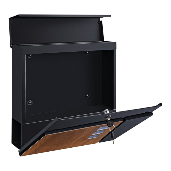 Buzón Alfstedt 37x37x10,5 cm acero en varios colores [en.casa]