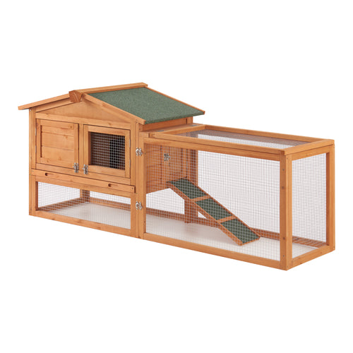 Conejera Oberursel 68x156x52cm madera de abeto [en.casa] - premiumXL