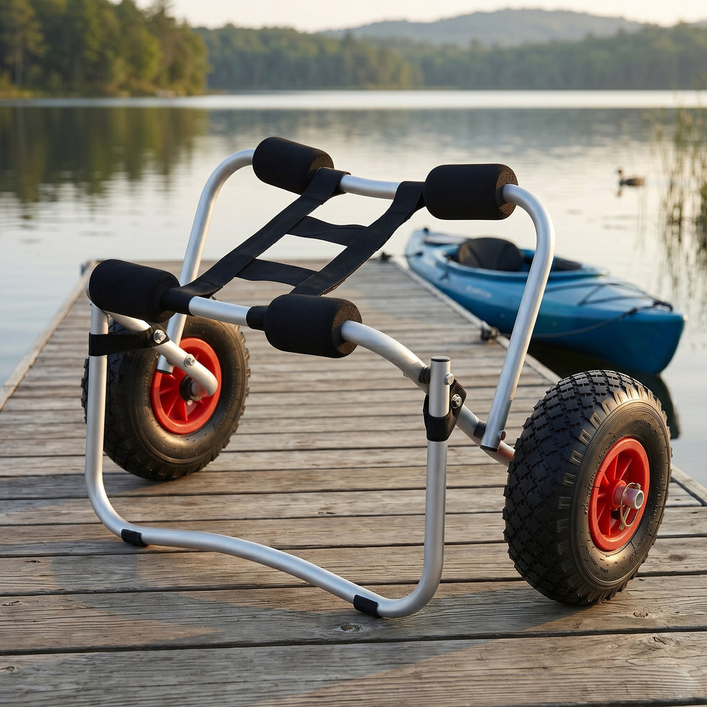 Carro de Transporte Kayak Drau aluminio 72 x 31 x 44 cm [in.tec]
