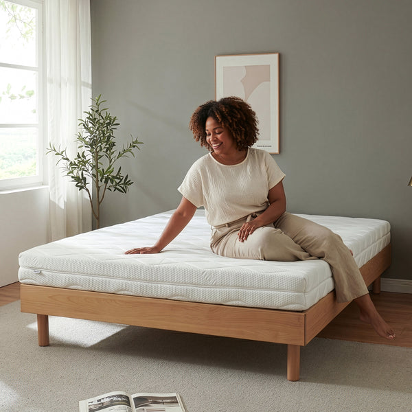 [neu.haus] Colchón de espuma fría Hera - enrollable - máximo confort Visco Wellness