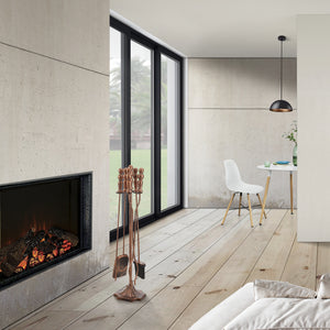 Juego de herramientas para chimenea Dovre 5 piezas conjunto para chimenea varios colores [en.casa]