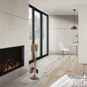 Juego de herramientas para chimenea Dovre 5 piezas conjunto para chimenea varios colores [en.casa]