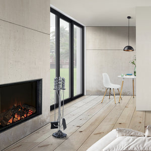 Juego de herramientas para chimenea Dovre 5 piezas conjunto para chimenea varios colores [en.casa]