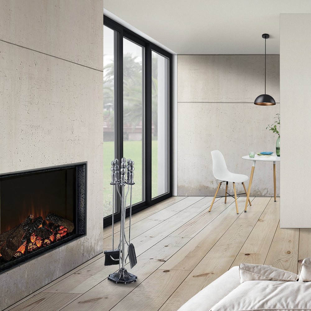 Juego de herramientas para chimenea Dovre 5 piezas, varios colores [en.casa] - premiumXL