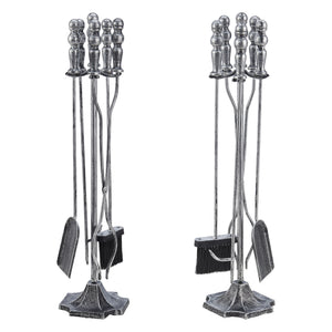 Juego de herramientas para chimenea Dovre 5 piezas conjunto para chimenea varios colores [en.casa]