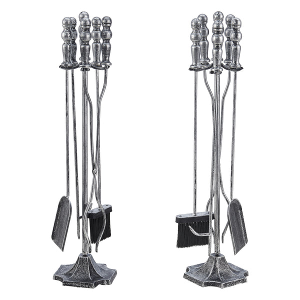 Juego de herramientas para chimenea Dovre 5 piezas conjunto para chimenea varios colores [en.casa]