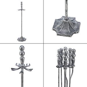 Juego de herramientas para chimenea Dovre 5 piezas conjunto para chimenea varios colores [en.casa]