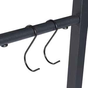 Estante para leña Kasan con tamaño ajustable [en.casa]