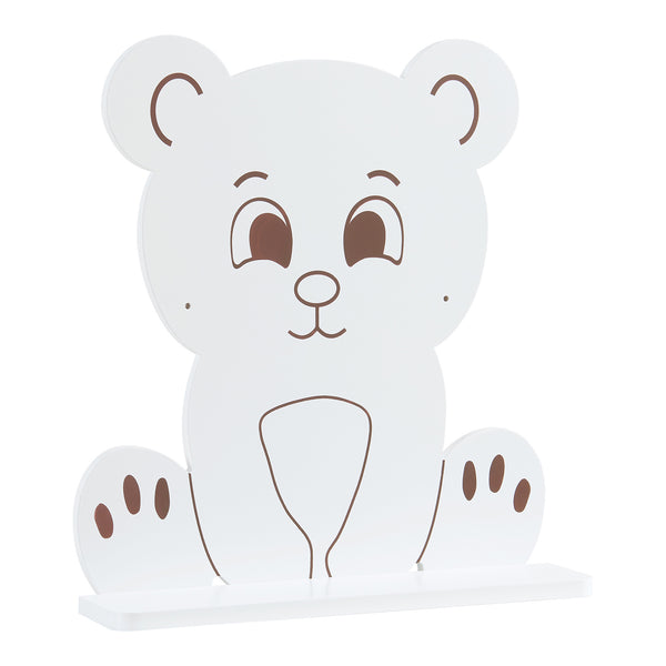 Estantería de pared para niños Korsør Blanco [en.casa]