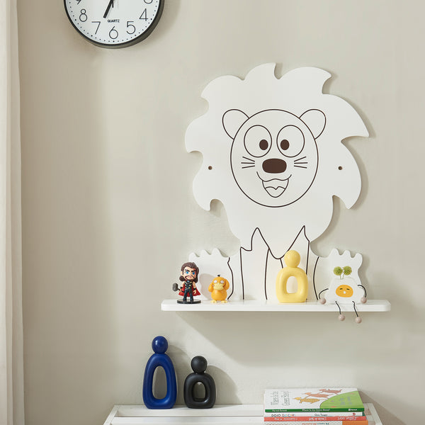 Estantería de pared para niños Korsør Blanco [en.casa]