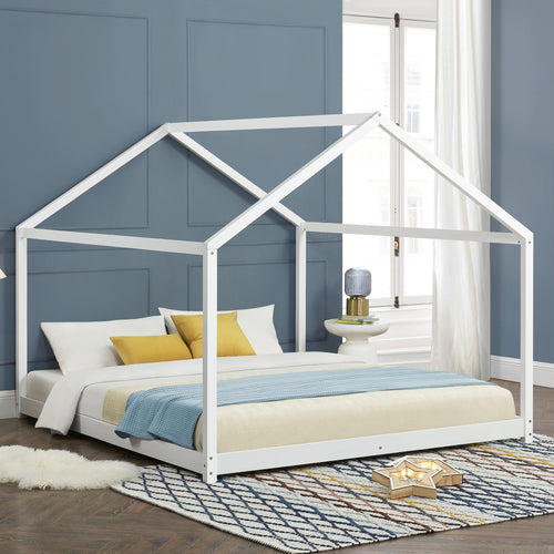 Cama infantil Cerro en varios tamaños Blanco [en.casa] - premiumXL