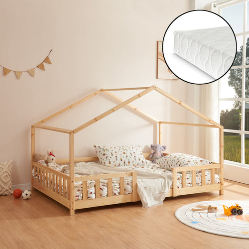 Cama infantil Treviolo con colchón de espuma fría [en.casa] - premiumXL