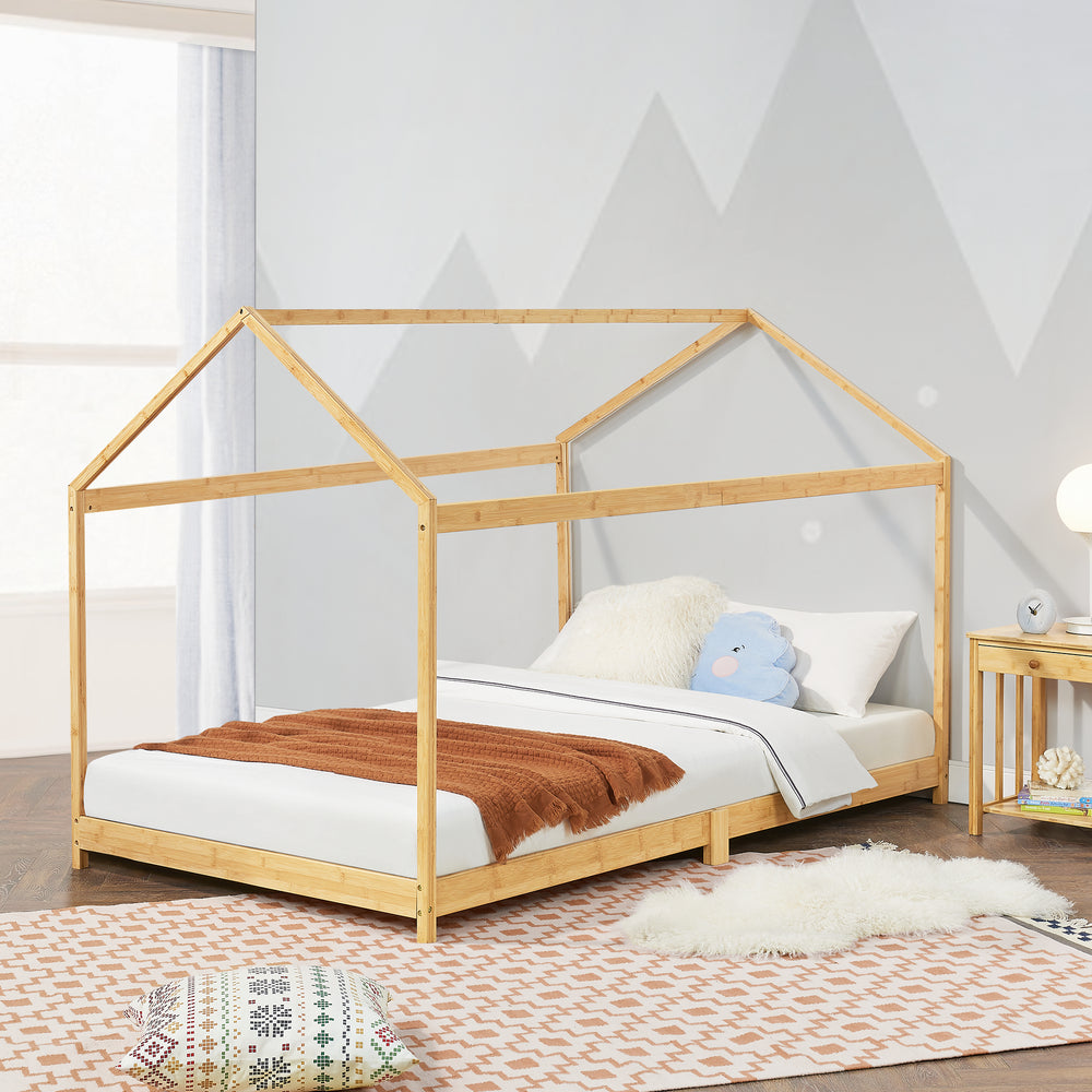 Cama infantil Vindafjord bambú en varias medidas [en.casa] - premiumXL