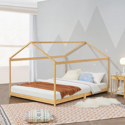 Cama infantil Vindafjord de bambú en varias medidas [en.casa] - premiumXL