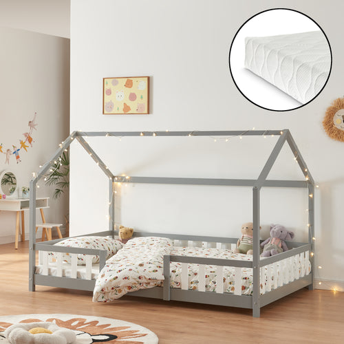 Cama infantil Sisimiut con colchón [en.casa] - premiumXL