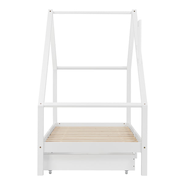 Cama infantil Assling con 2 cajones 90x200cm en varios colores [en.casa]