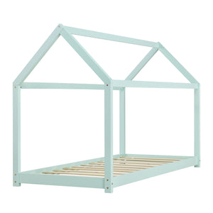 Cama infantil Netstal 90x200 cm con colchón de espuma fría natural [en.casa]