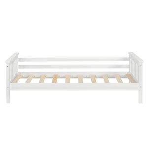 Cama para niños Nuuk - con Somier - con área de Almacenamiento - Protección contra caídas [en.casa]