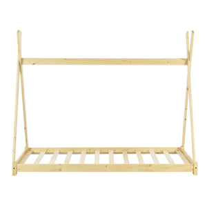 Cama infantil Onejda diseño tipi pino [en.casa]