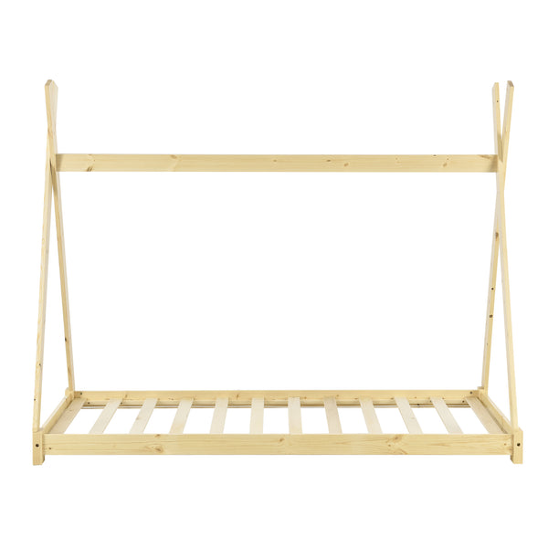 Cama infantil Onejda diseño tipi pino [en.casa]
