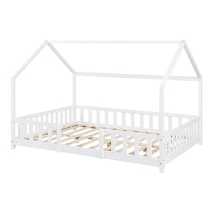 Cama para niños Sisimiut forma de casa pino  [en.casa]