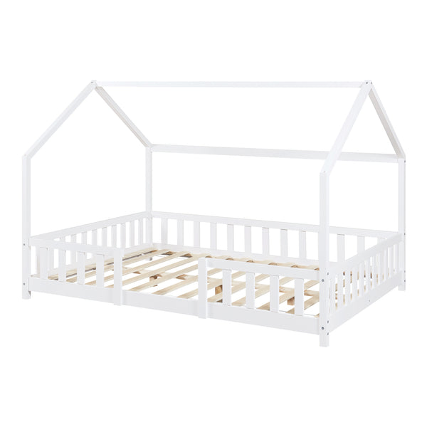 Cama para niños Sisimiut forma de casa pino  [en.casa]