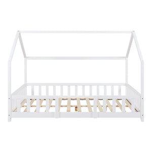 Cama para niños Sisimiut forma de casa pino  [en.casa]