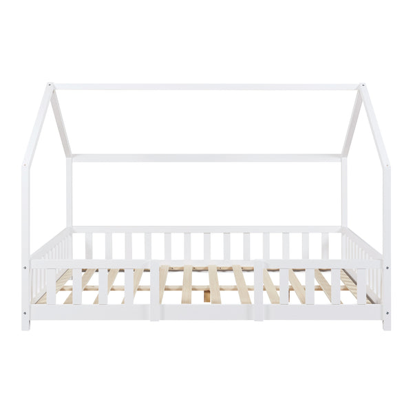 Cama para niños Sisimiut forma de casa pino  [en.casa]