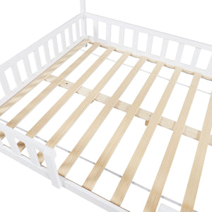 Cama para niños Sisimiut forma de casa pino  [en.casa]