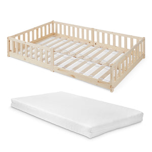 Cama en el suelo Tanna con colchón [en.casa]