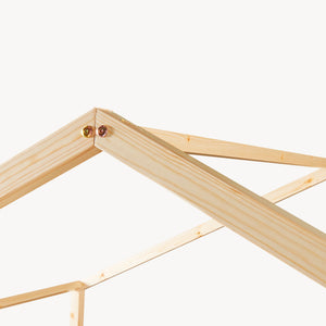 Cama para niños Treviolo forma de casa pino  [en.casa]