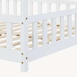 Cama para niños Treviolo forma de casa pino  [en.casa]