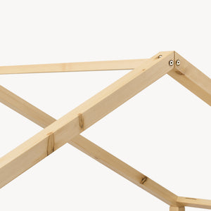 Cama para niños Treviolo forma de casa pino  [en.casa]