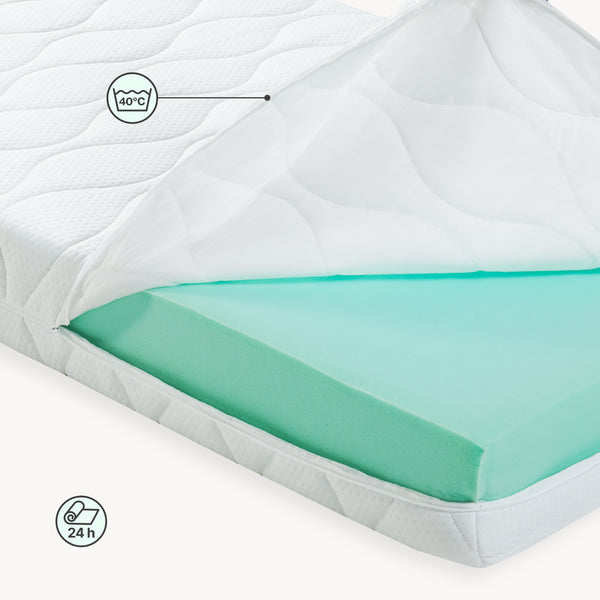 Cama para niños Treviolo forma de casa pino + colchón [en.casa][neu.haus]