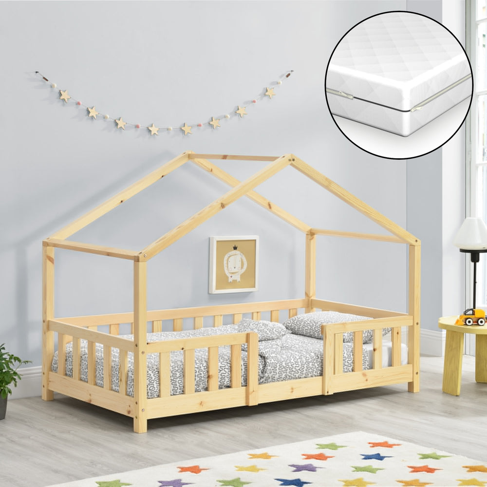 Cama infantil Treviolo con colchón de espuma fría [en.casa] - premiumXL